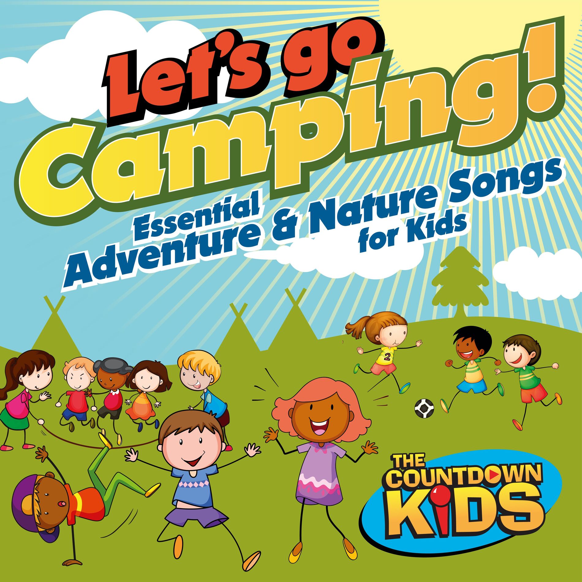 Album cover of Let's Go Camping: Essential Adventure and Nature Songs for Kids