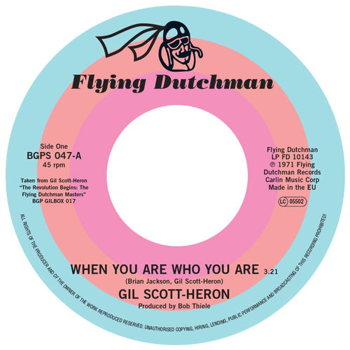 When You Are Who You Are / Free Will (Alternate Take 1)