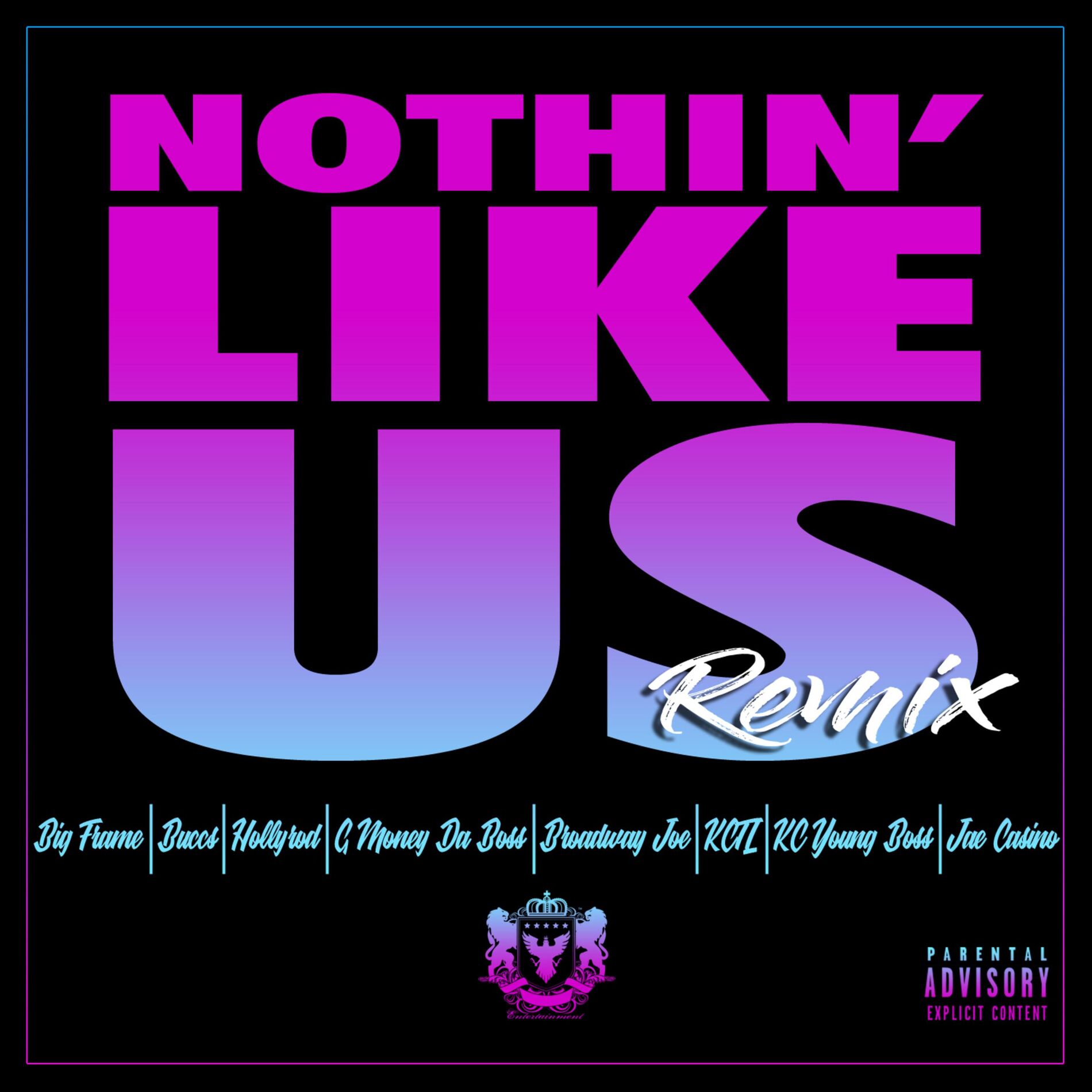 Album cover of Nothin' Like Us (feat. Bucc$, HollyRod, Gmoney Da Boss, Broadway Joe, Kctl, KC Young Boss & Jae Casino)