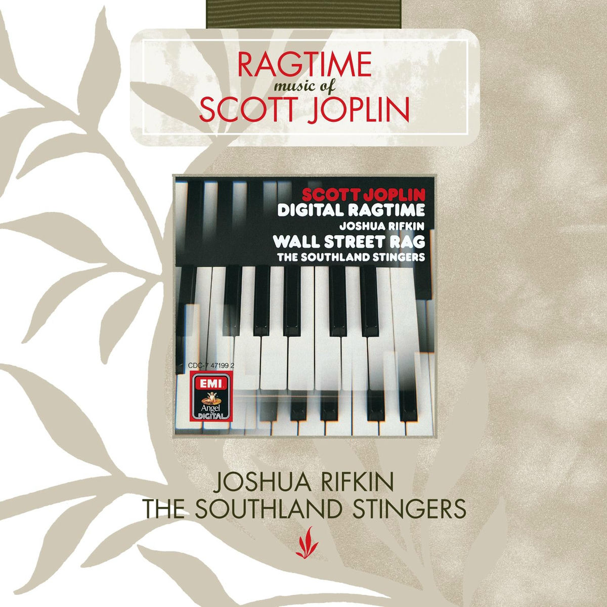 Album cover of Scott Joplin: Digital Ragtime/Wall Street Rag (Remastered)