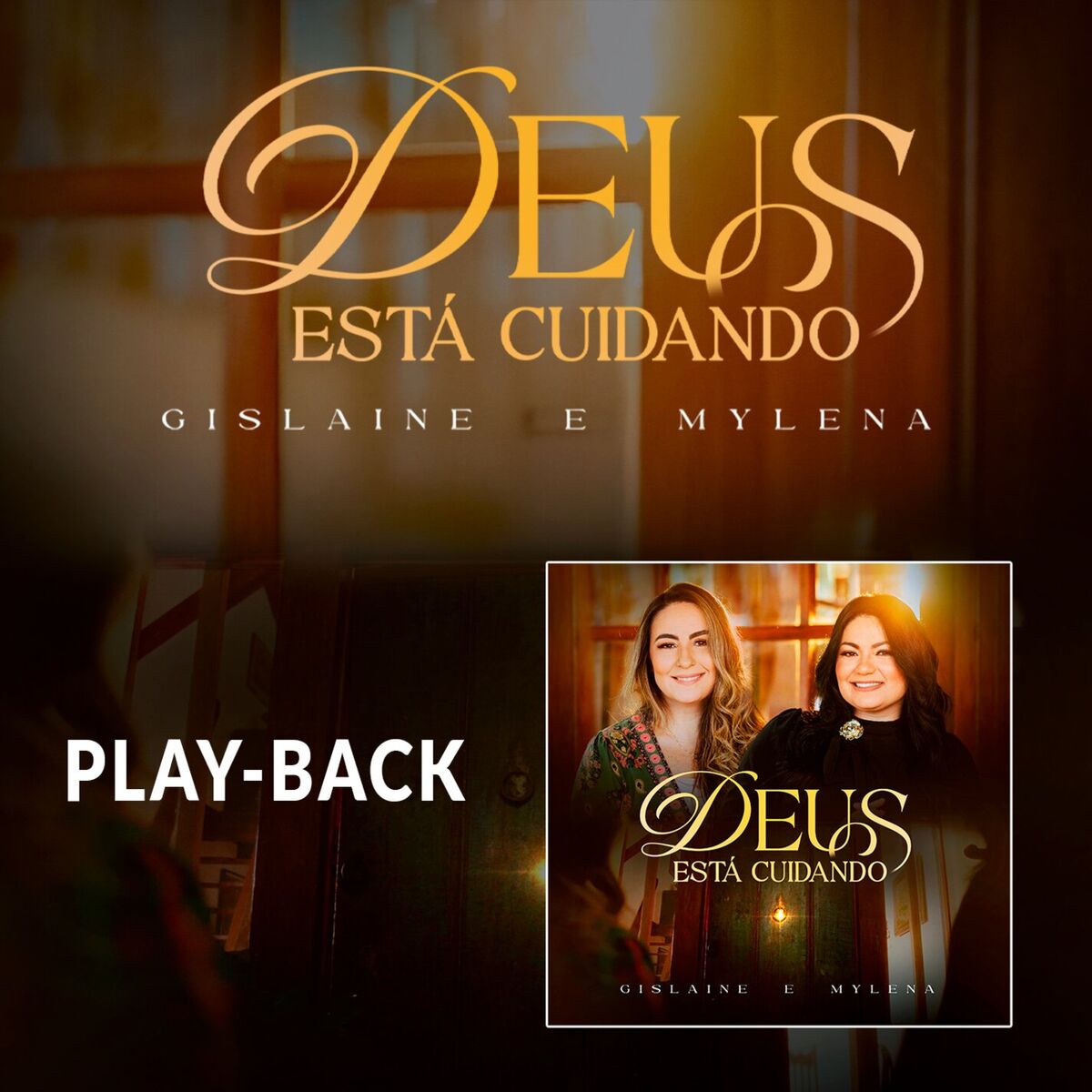 Album cover of Deus Está Cuidando (Playback)