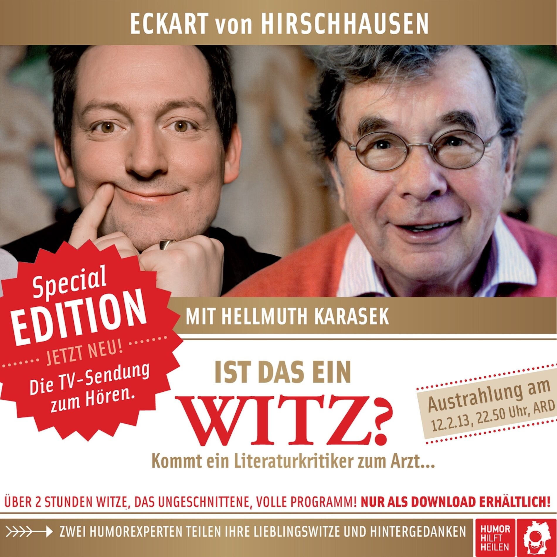 Album cover of Ist das ein Witz? Kommt ein Literaturkritiker zum Arzt ...