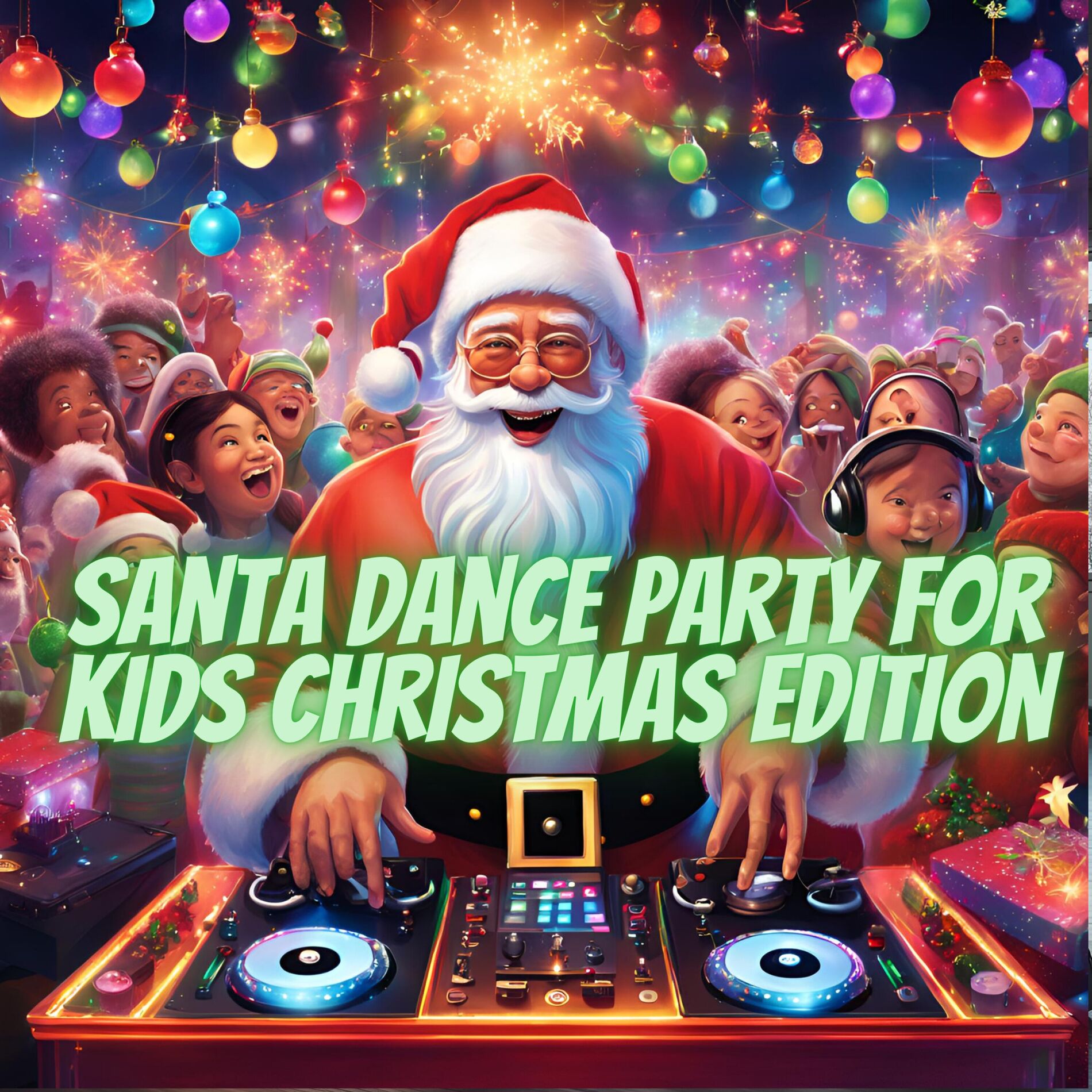 Album cover of Santa Dance Party for Kids Christmas Edition