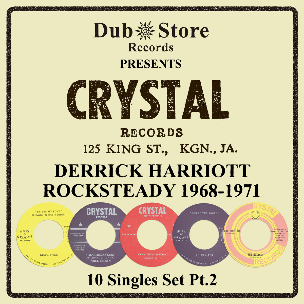 Album cover of Derrick Harriott Rocksteady 1968 to 1971 - 10 Singles Set Pt. 2