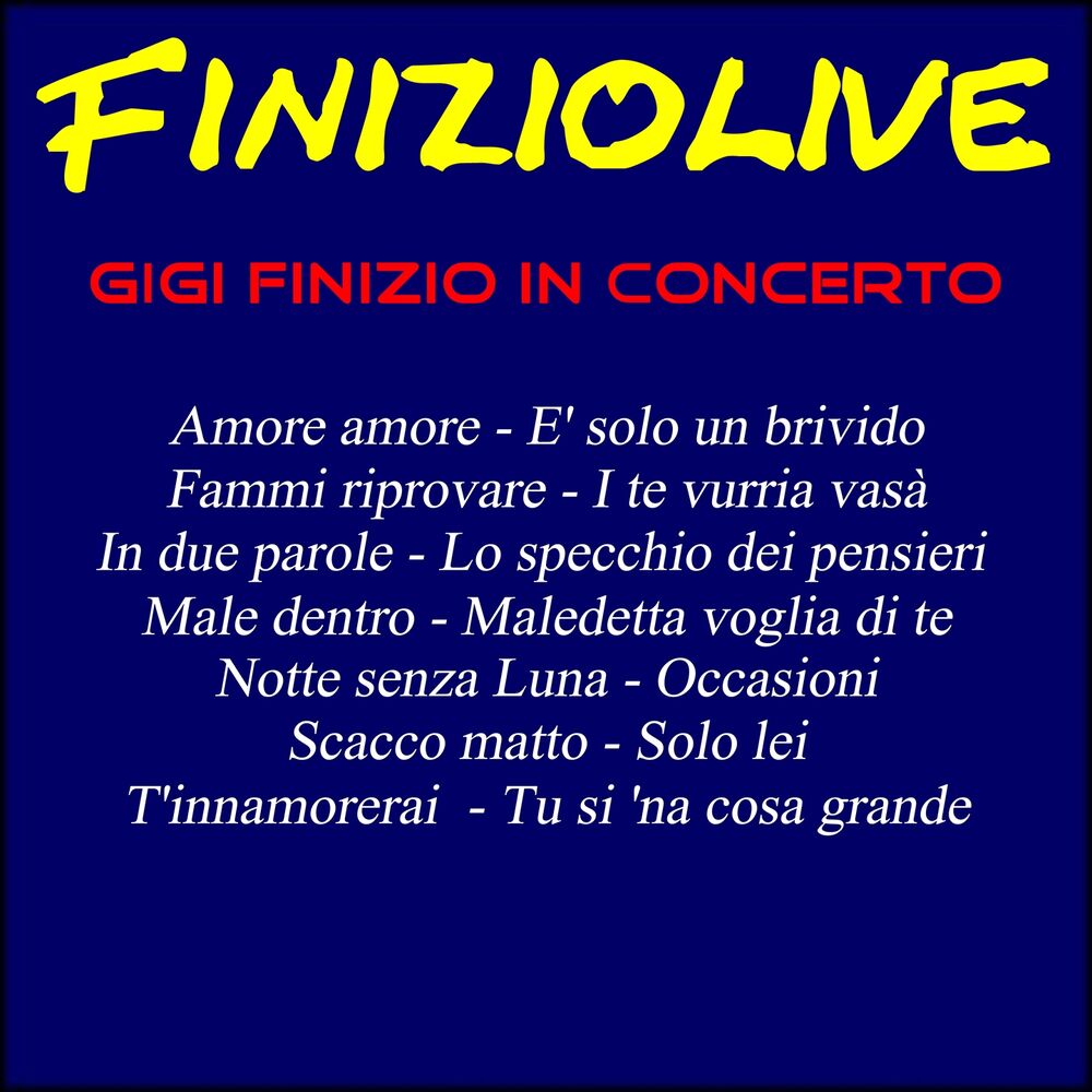 Picture of Finizio Live (In concerto)