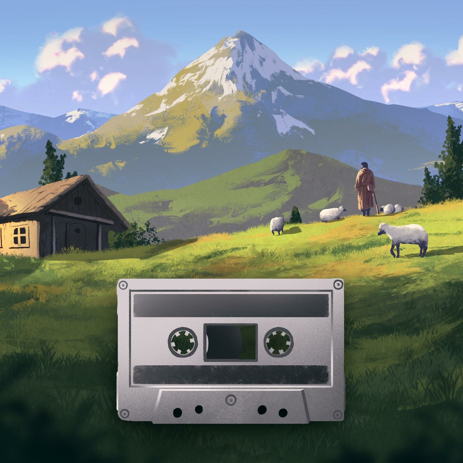Album cover of The Shepherd, a folk-hop beat tape