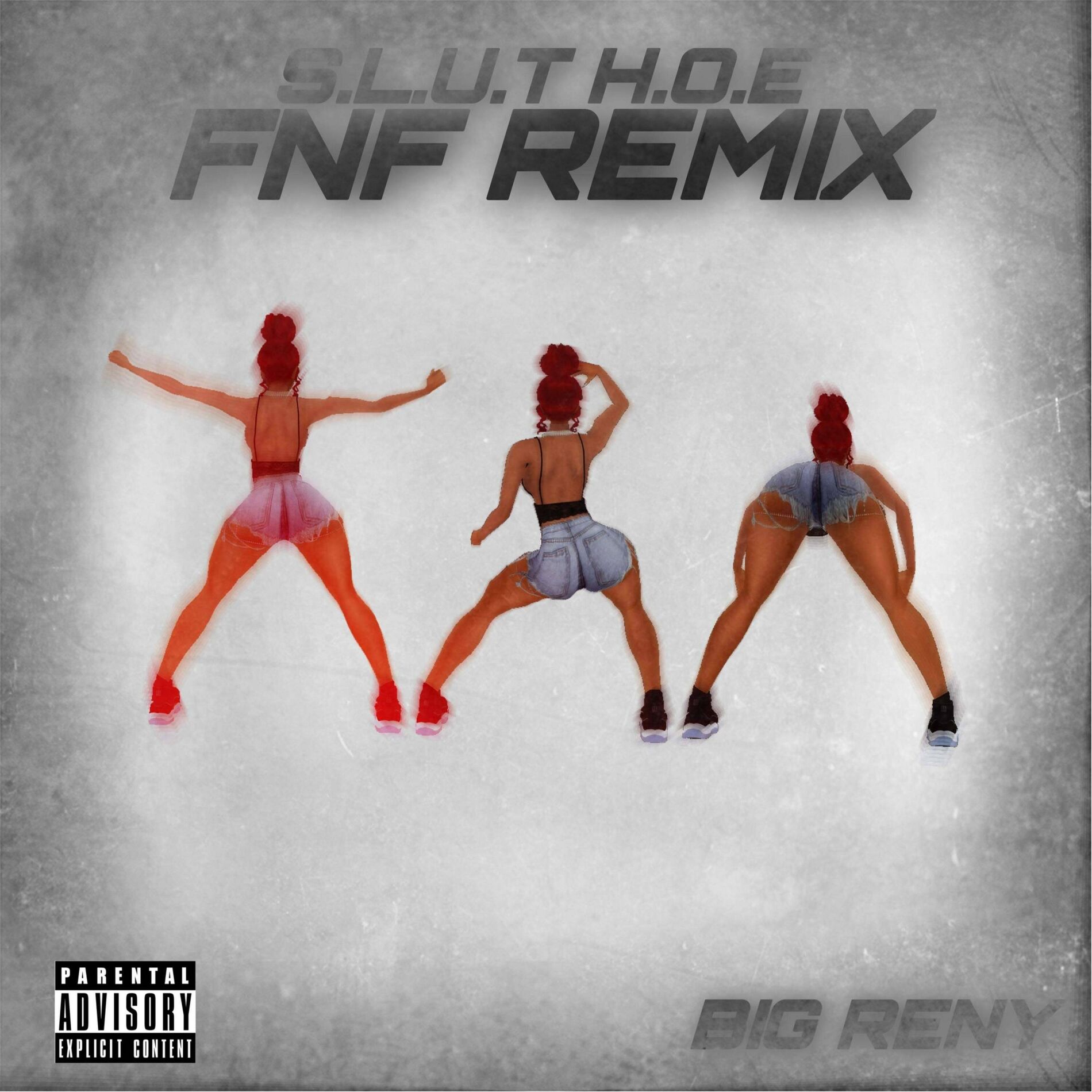 Album cover of Big Reny Slut Hoe (feat. HitKidd) [FNF Let’s Go Remix]