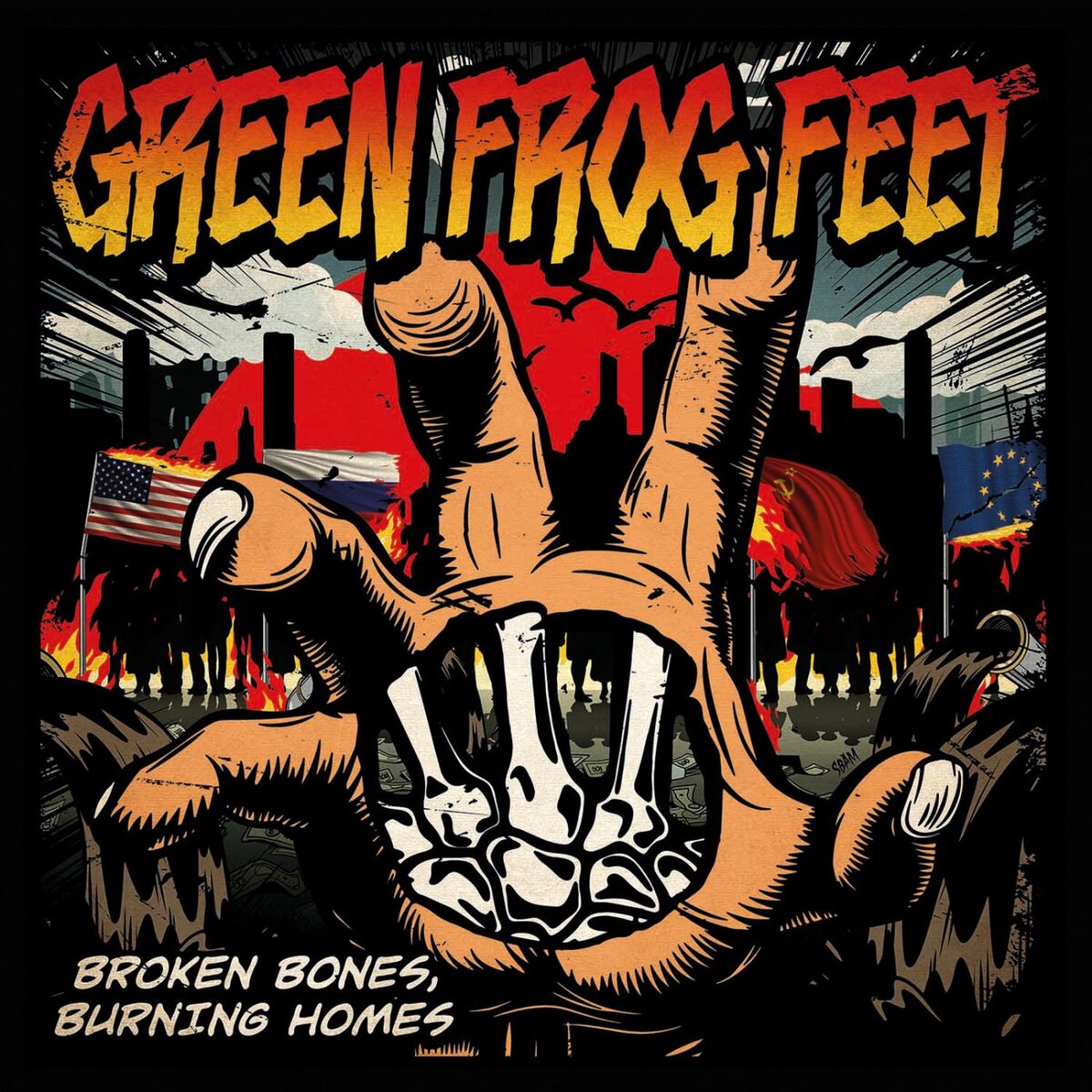 Album cover of Broken Bones, Burning Homes