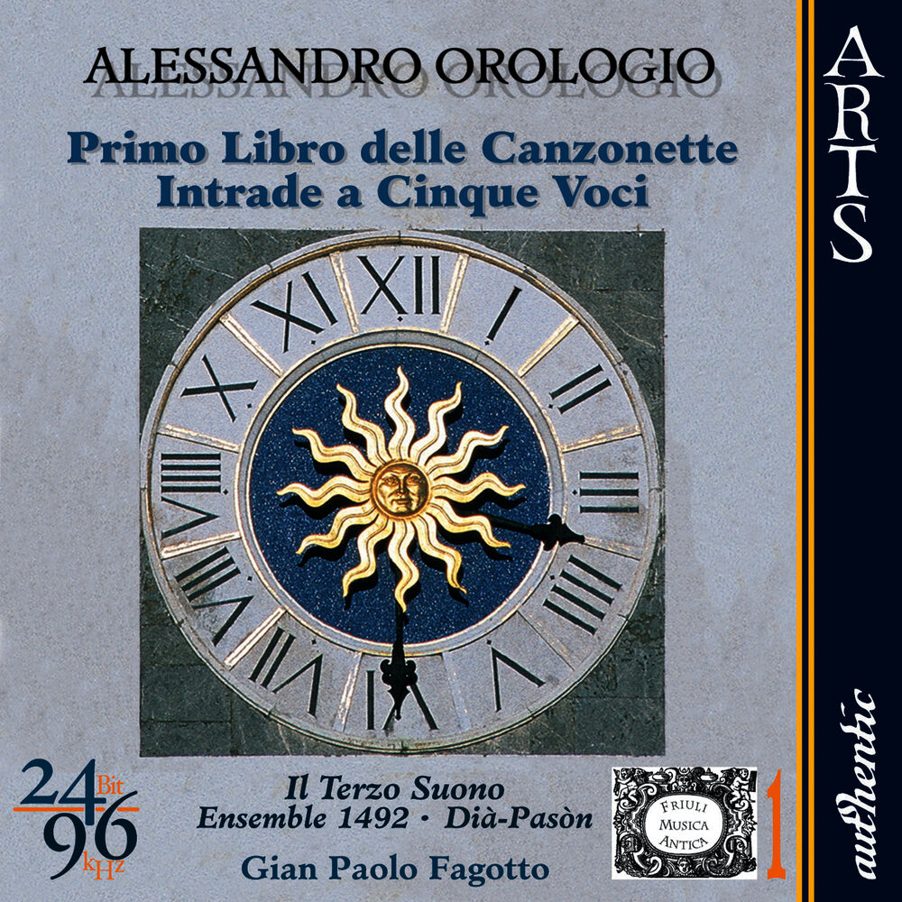 Picture of Orologio: Primo Libro delle Canzonette (1593) - Intrade a Cinque Voci (1597)