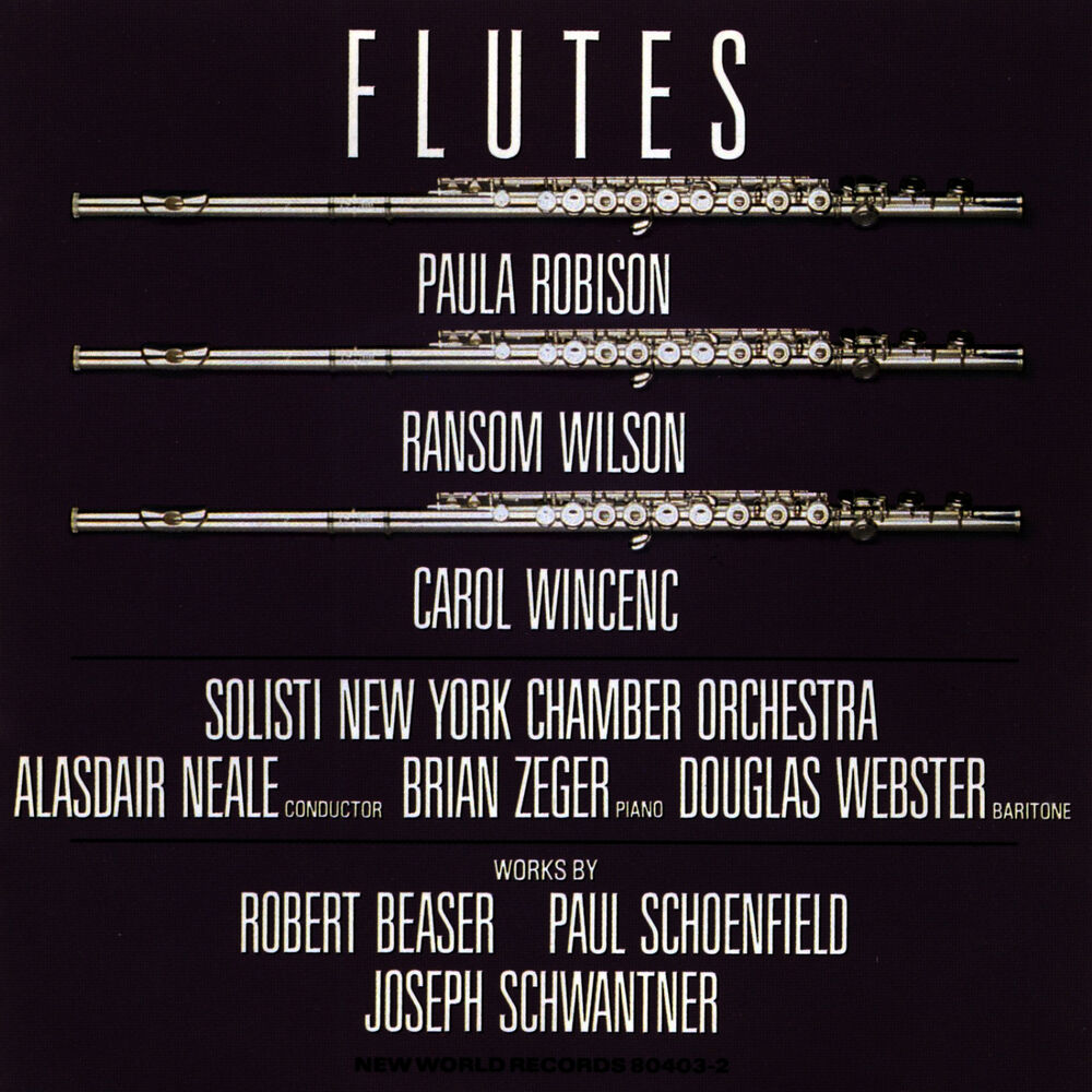 Picture of Beaser/Schoenfield/Schwantner: Flutes