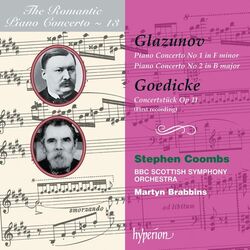 Cover of Glazunov & Goedicke: Piano Concertos (Hyperion Romantic Piano Concerto 13)