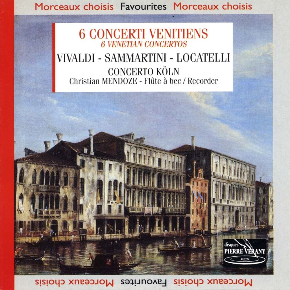 Picture of Vivaldi locatelli samartini : Six concerti venitiens