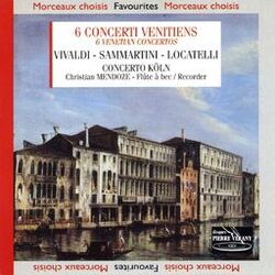 Cover of Vivaldi locatelli samartini : Six concerti venitiens