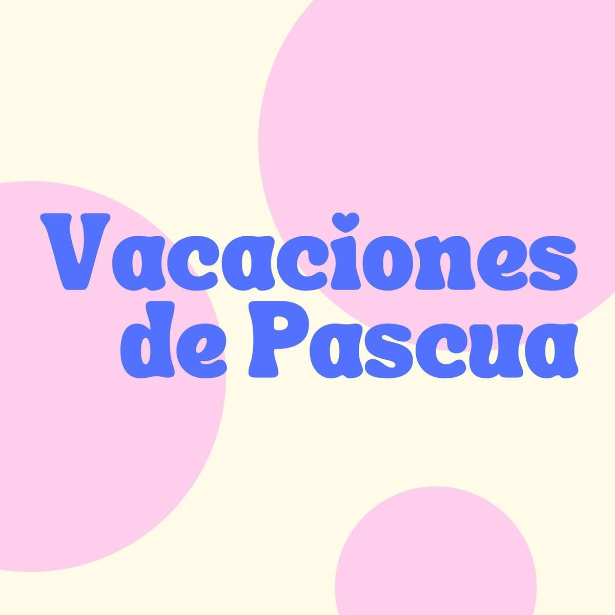 Album cover of Vacaciones de Pascua