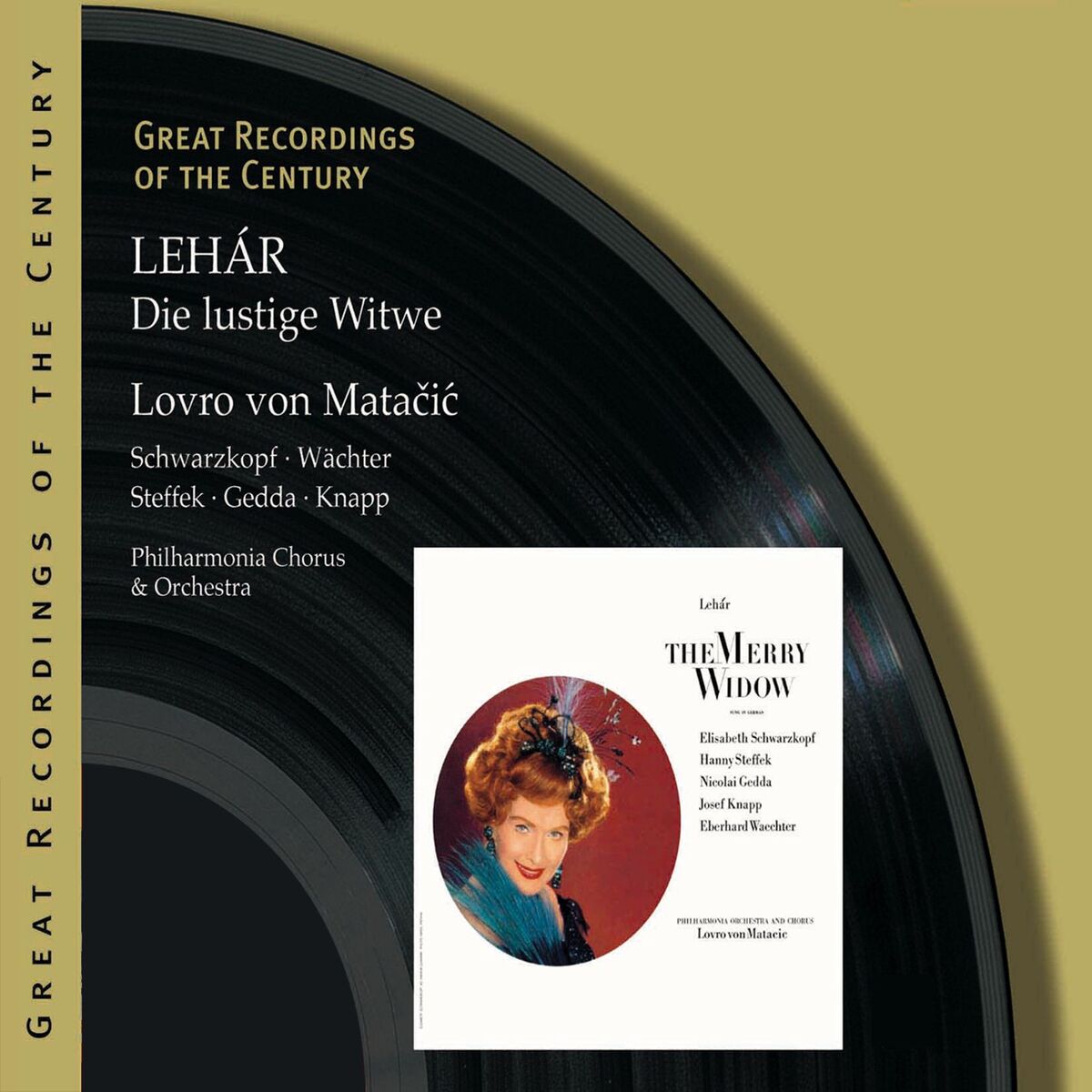 Album cover of Lehár: Die Lustige Witwe