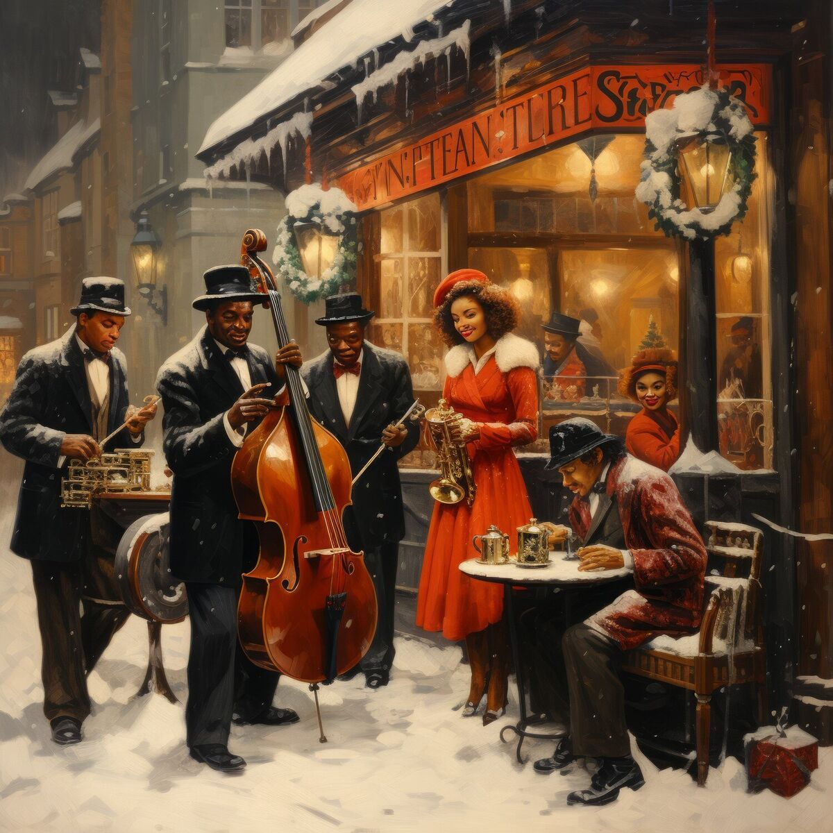 Album cover of Christmas Jazz at Its Finest