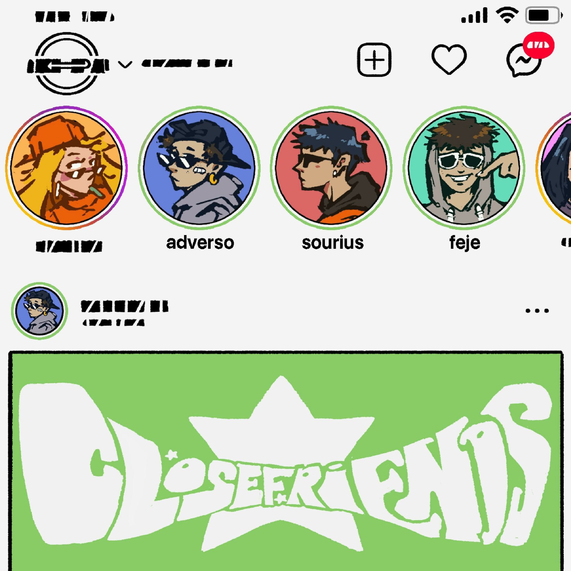 Album cover of close friends