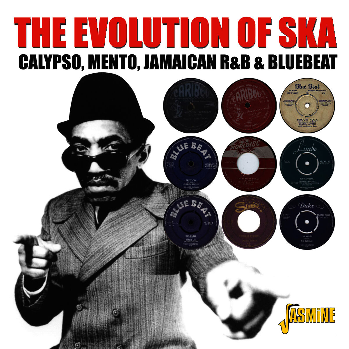 Album cover of The Evolution of Ska - Calypso, Mento, Jamaican R & B & Bluebeat