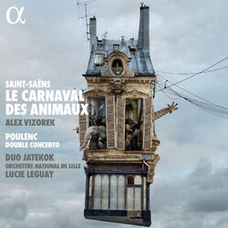 Cover of Saint-Saëns: Le carnaval des animaux - Poulenc: Double Concerto