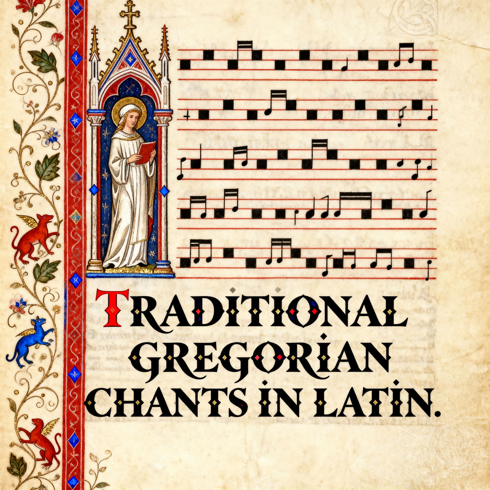 Album cover of Traditional Gregorian Chants in Latin