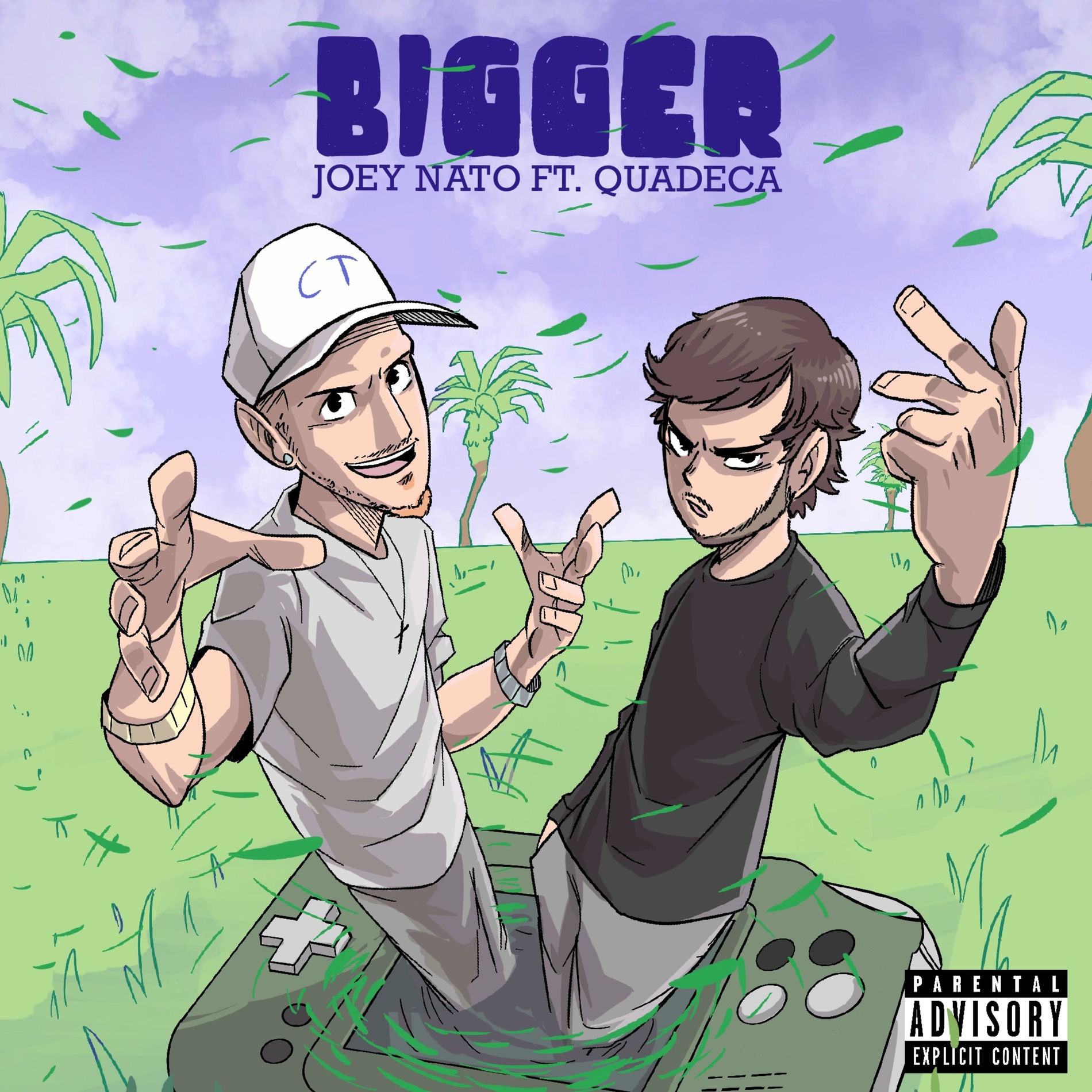 Album cover of Bigger (feat. Quadeca)