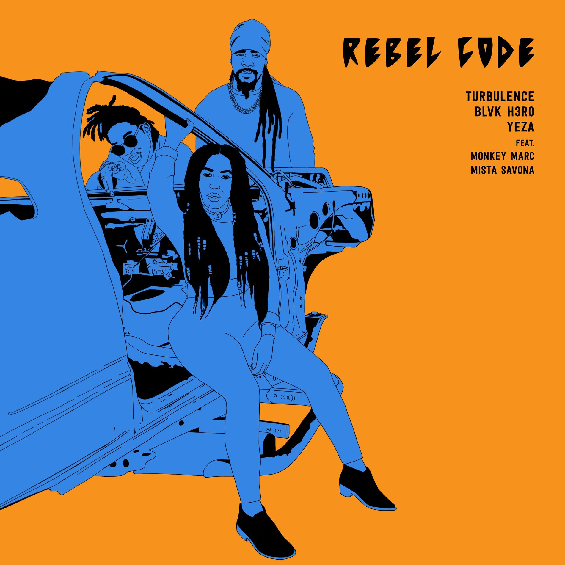 Album cover of Rebel Code (feat. Monkey Marc, Mista Savona)