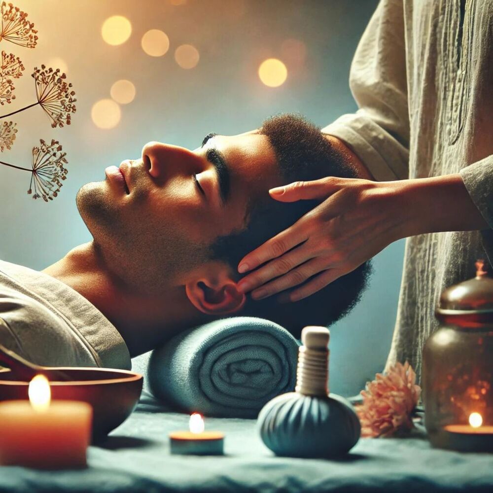 Picture of Head Massage: Massage Hypnosis