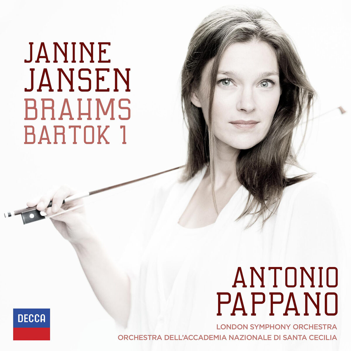 Album cover of Brahms: Violin Concerto; Bartók: Violin Concerto No.1