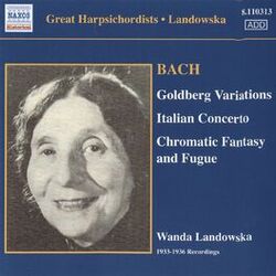 Cover of J.S. Bach: Works for Harpsichord