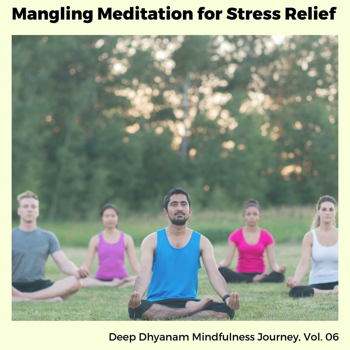 Album cover of Mangling Meditation for Stress Relief - Deep Dhyanam Mindfulness Journey, Vol. 06