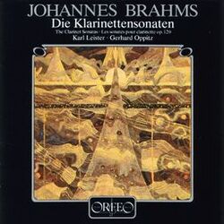 Cover of Brahms: The Clarinet Sonatas