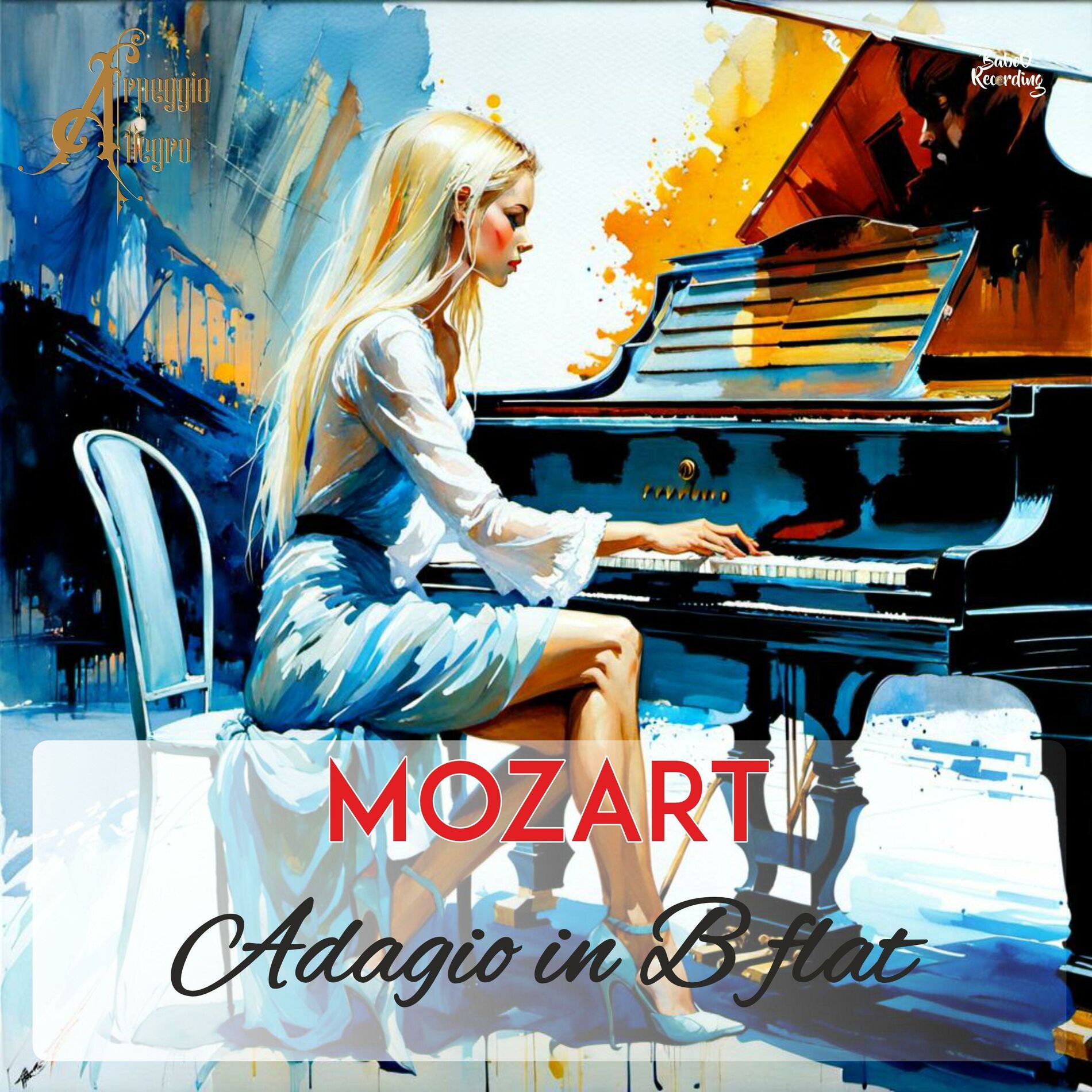 Album cover of Mozart's Adagio in B flat