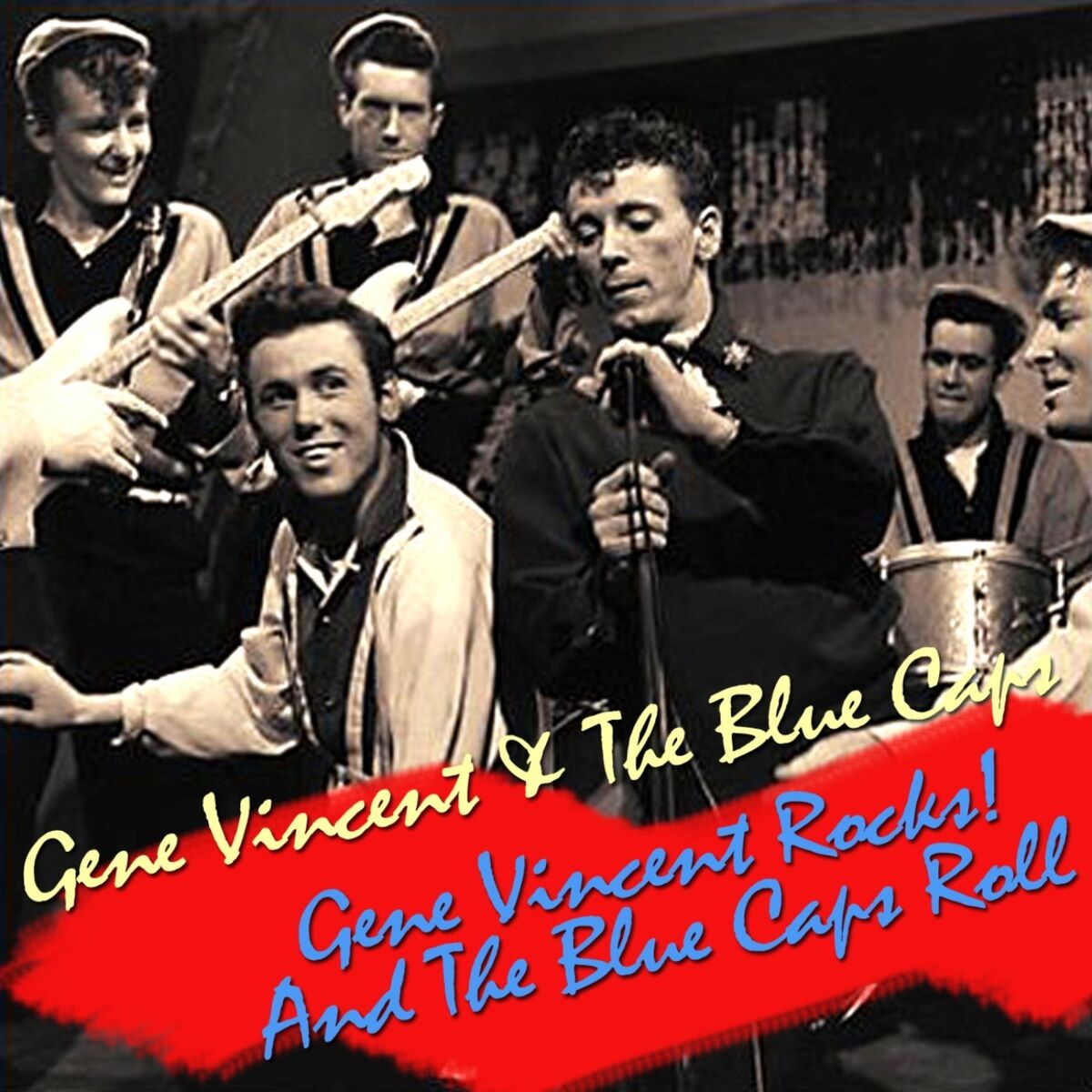 Album cover of Gene Vincent Rocks! And The Blue Caps Roll