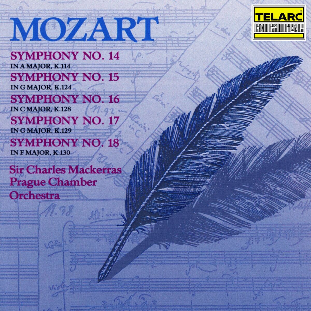 Album cover of Mozart: Symphonies Nos. 14-18