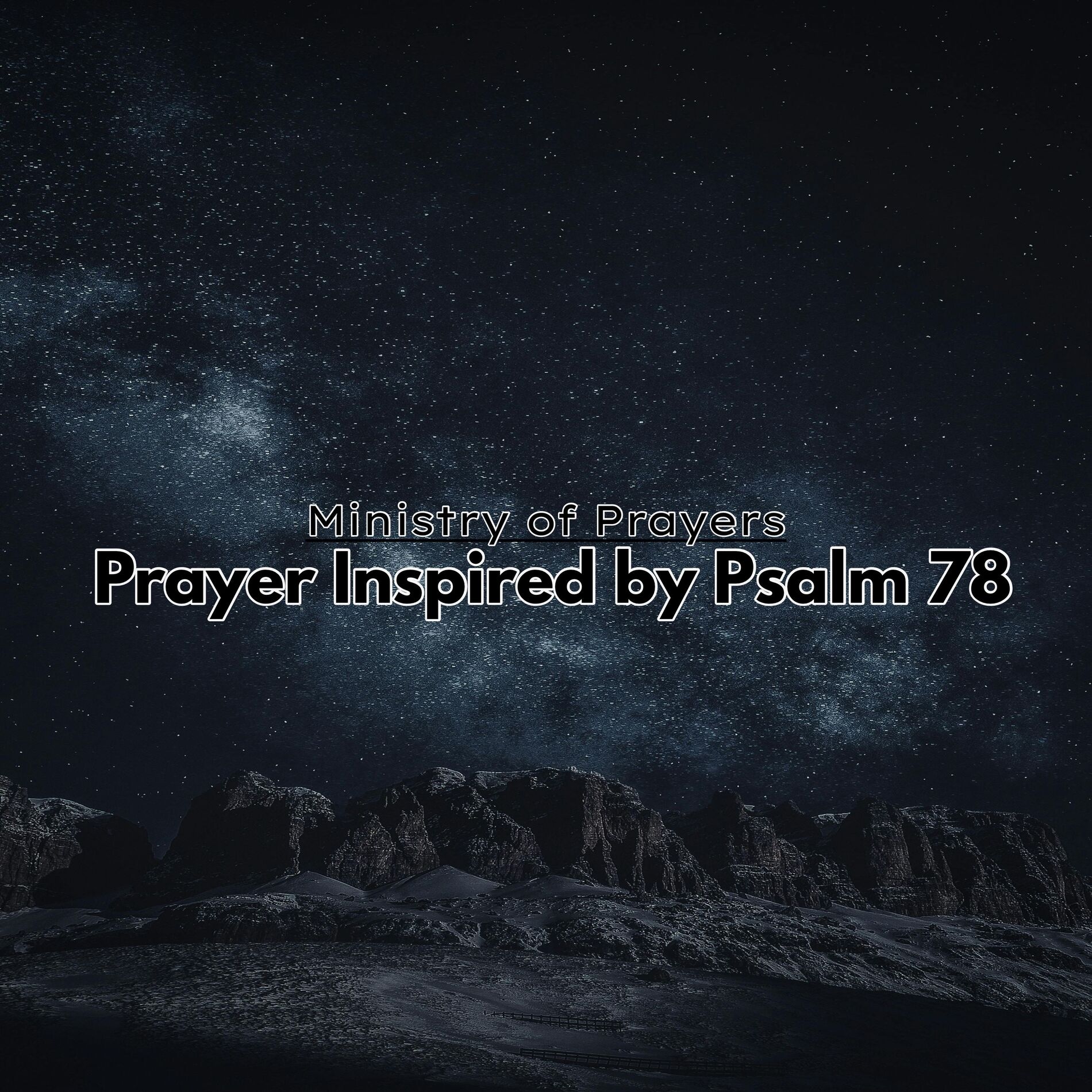 Album cover of Prayer Inspired by Psalm 78