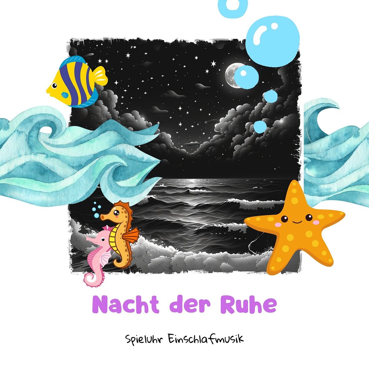 Album cover of Nacht der Ruhe - Meereswellen