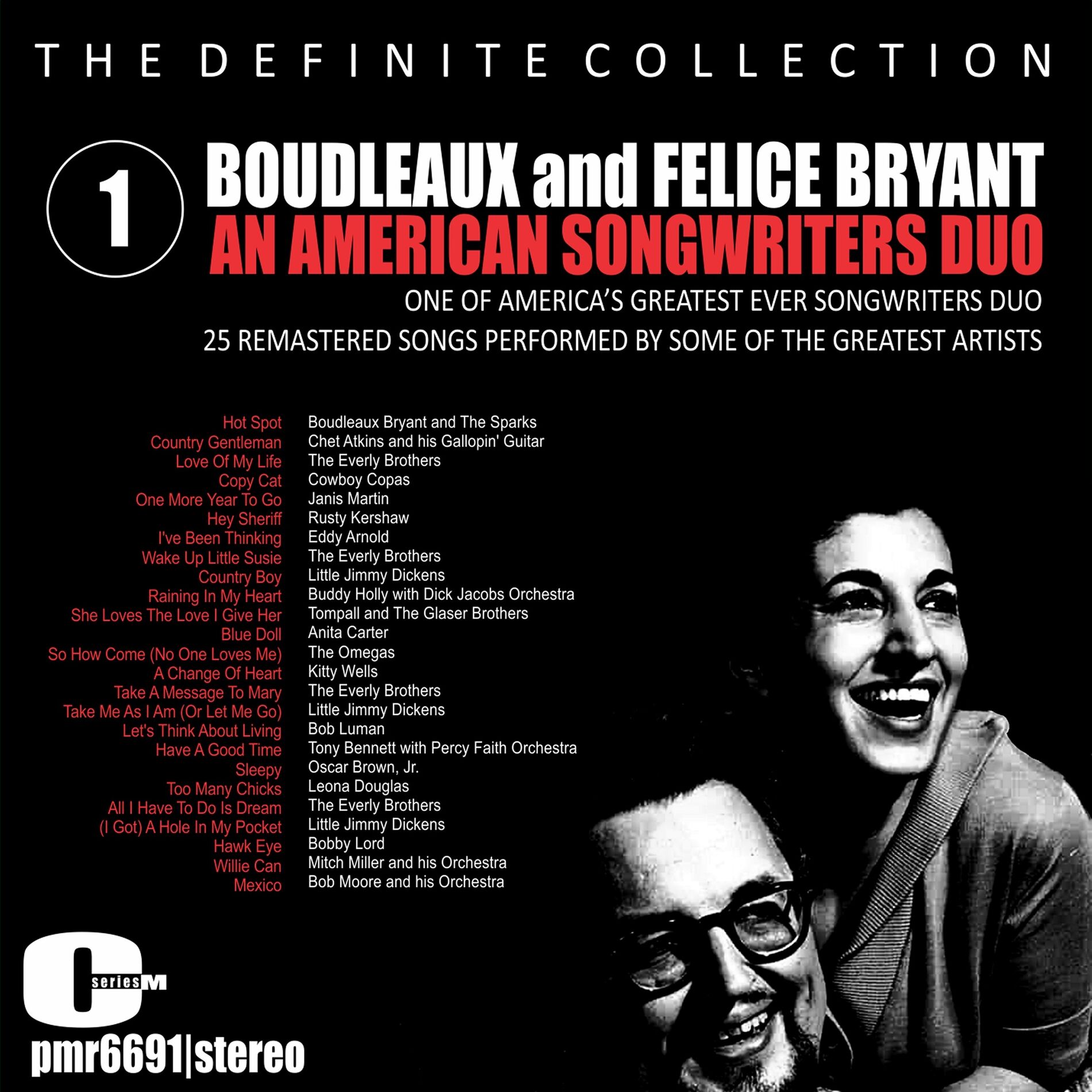 Album cover of Boudleaux and Felice Bryant; An American Songwriter Duo, Volume 1