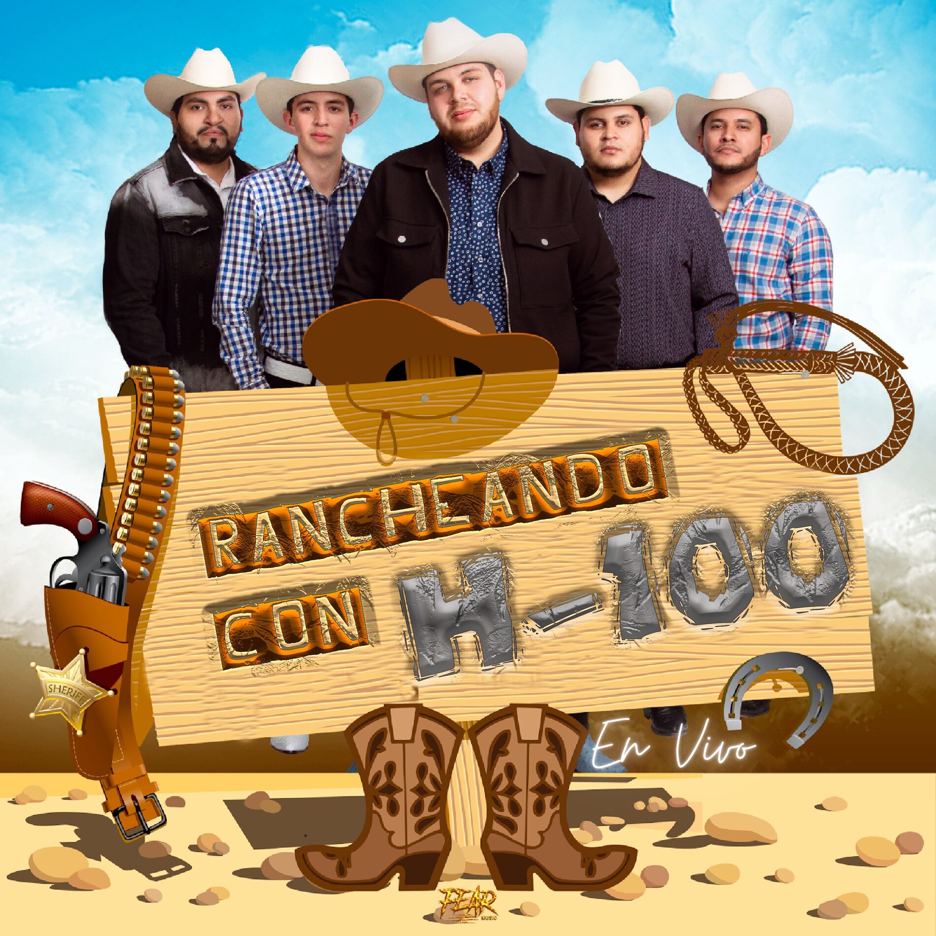 Album cover of Rancheando Con H-100 (En Vivo)