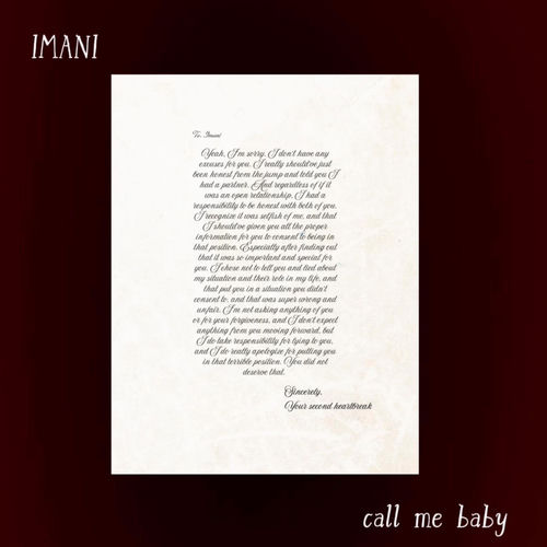 call me baby artwork
