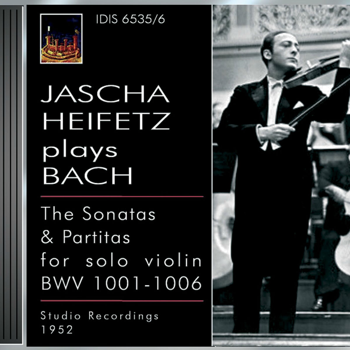 Album cover of Bach, J.S.: Violin Sonatas Nos 1-3 / Violin Partitas Nos. 1-3 (Heifetz) (1935, 1952)
