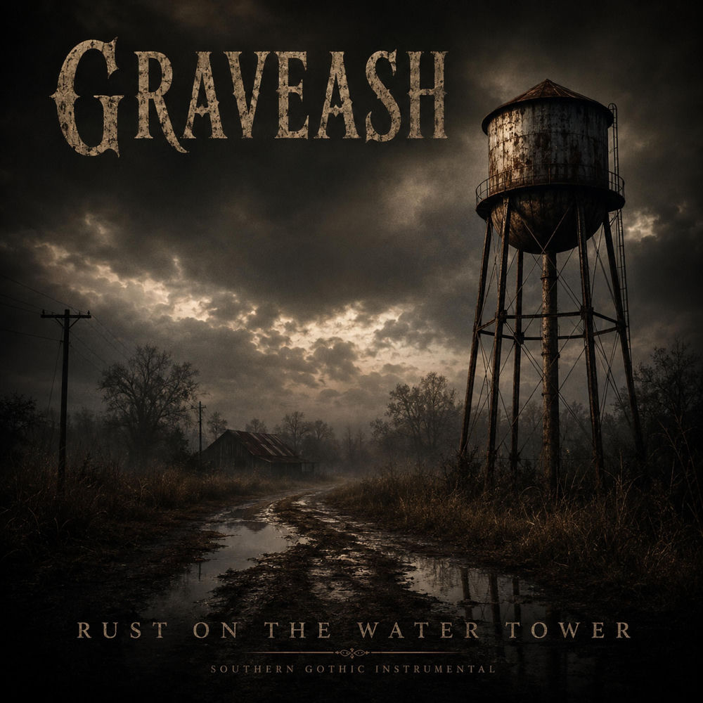 Rust On The Water Tower cover
