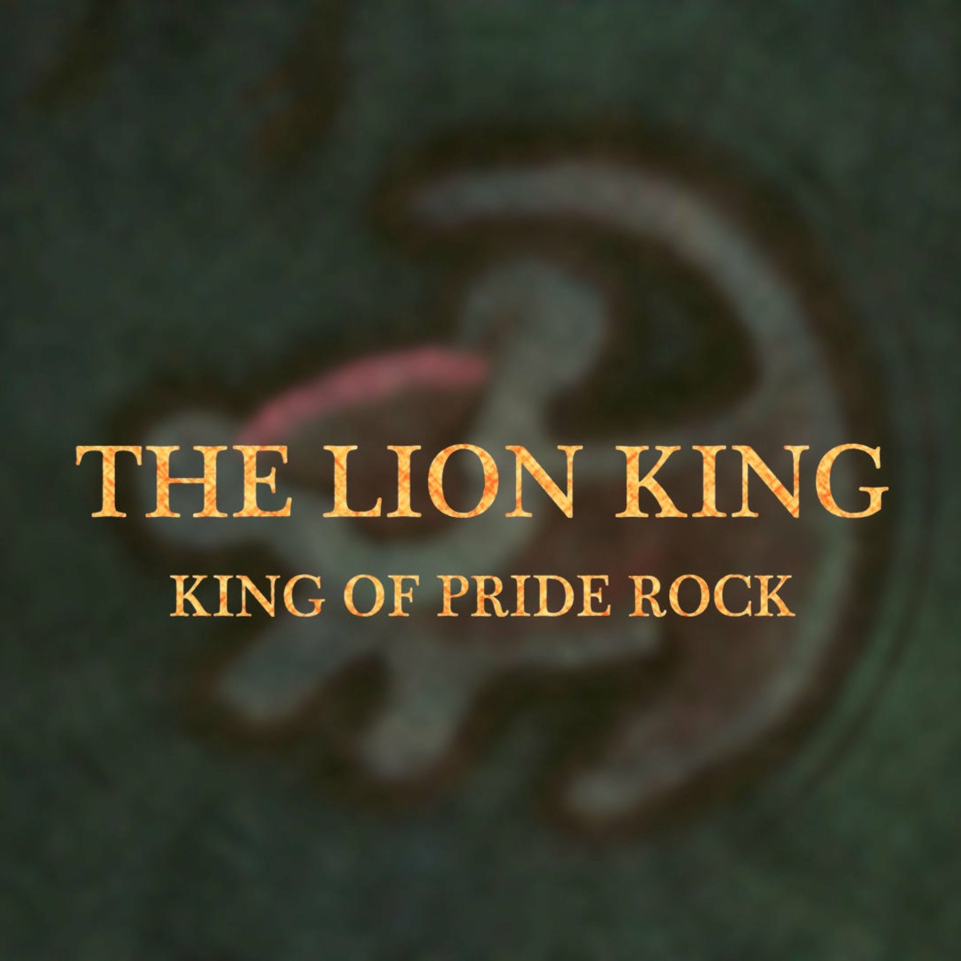 Album cover of King of Pride Rock (Disney's The Lion King)