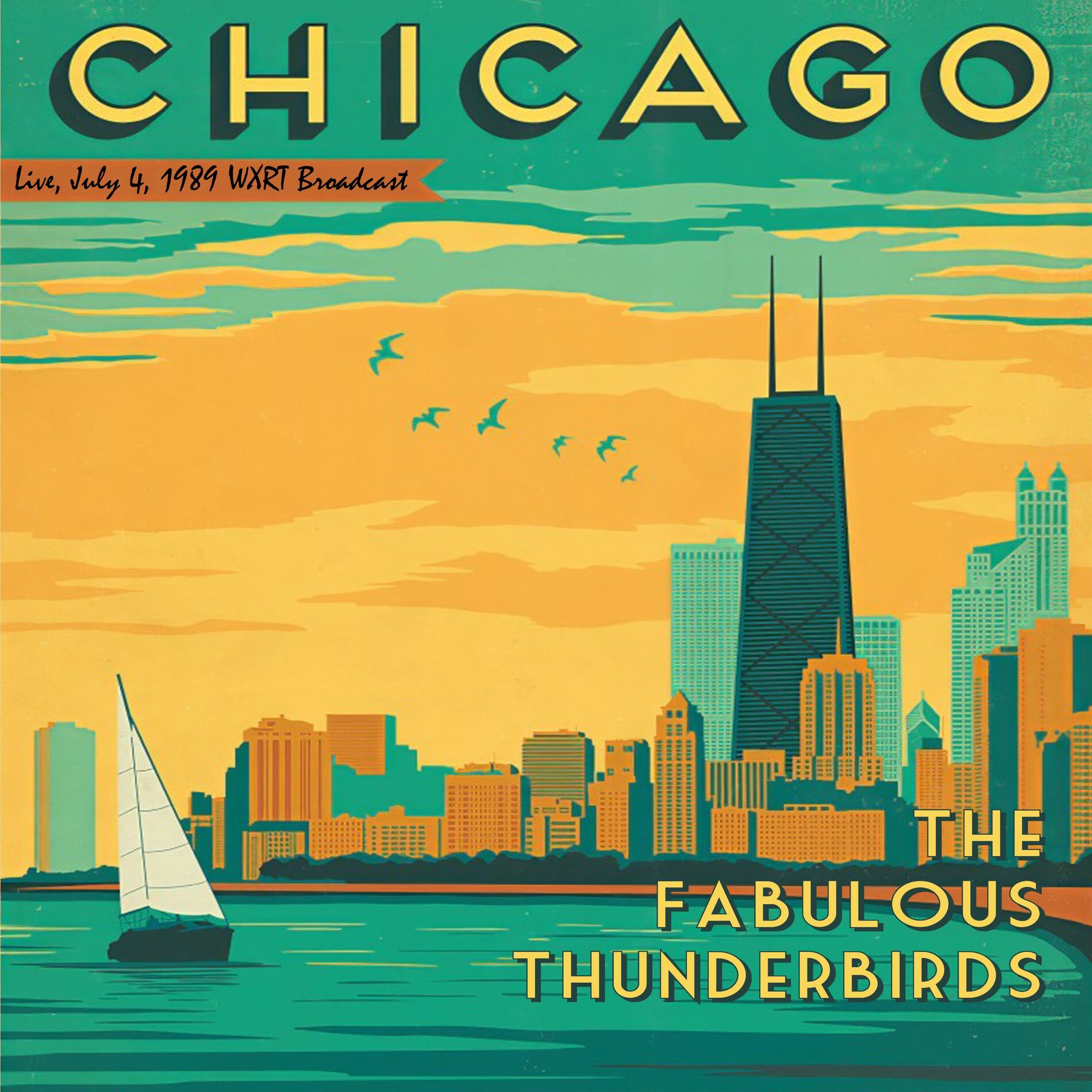Album cover of Live Chicago, July 4, 1989
