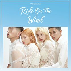 Cover of KARD 3rd Mini Album 'RIDE ON THE WIND'