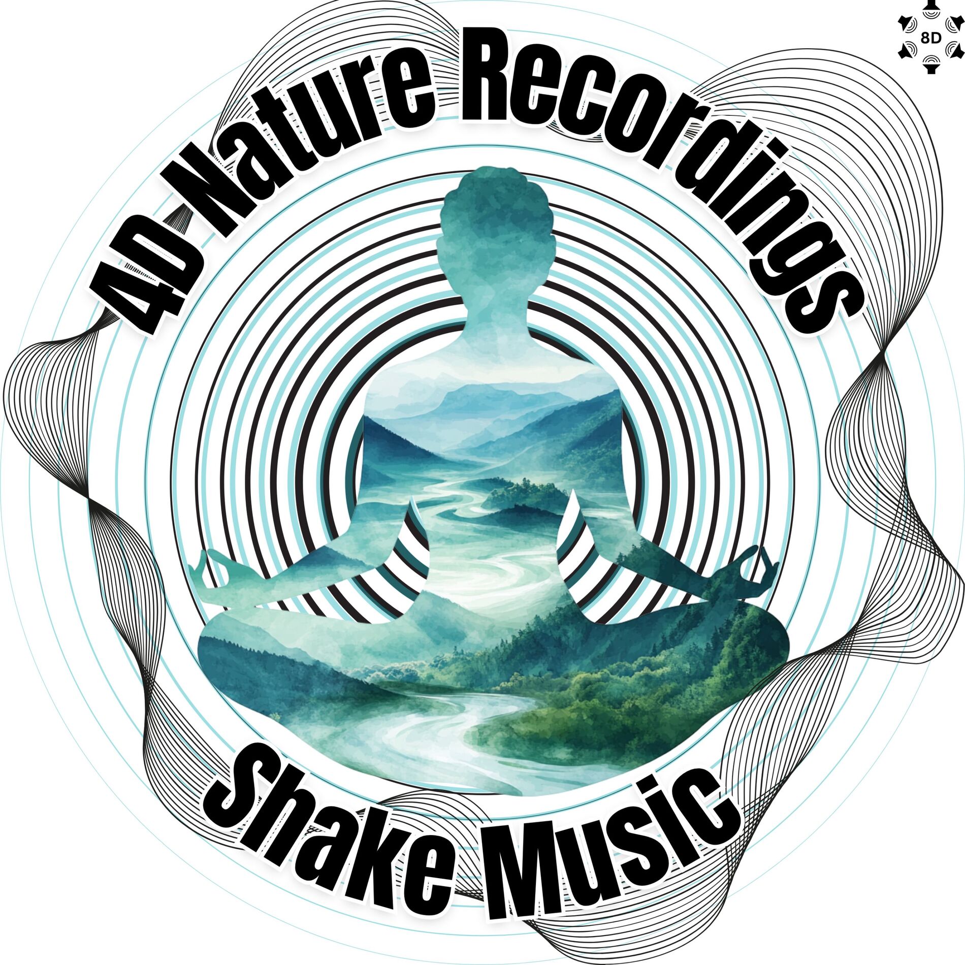Album cover of 8D Nature Recordings and Meditation Music Surround Sound