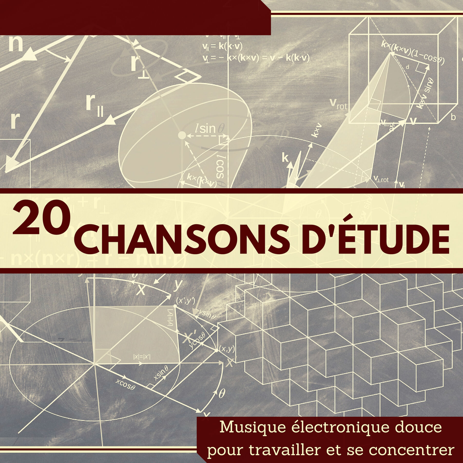 Album cover of 20 Chansons d'étude - Musique électronique douce pour travailler et se concentrer