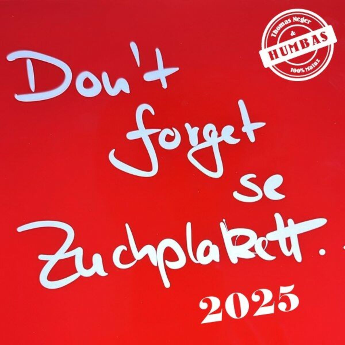 Album cover of Don't Forget Se Zuchplakett