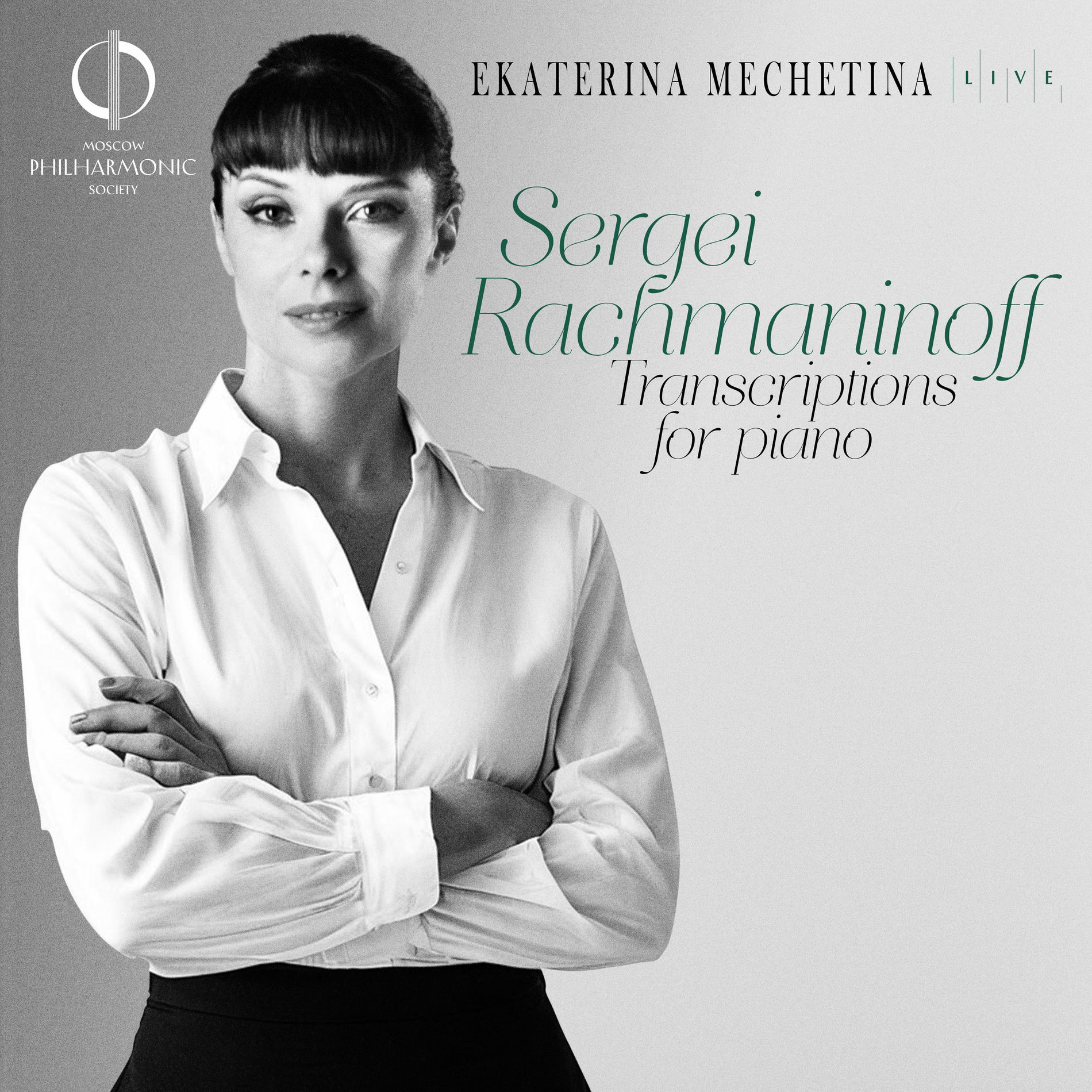 Album cover of Sergei Rachmaninoff Transcriptions for piano (LIVE)