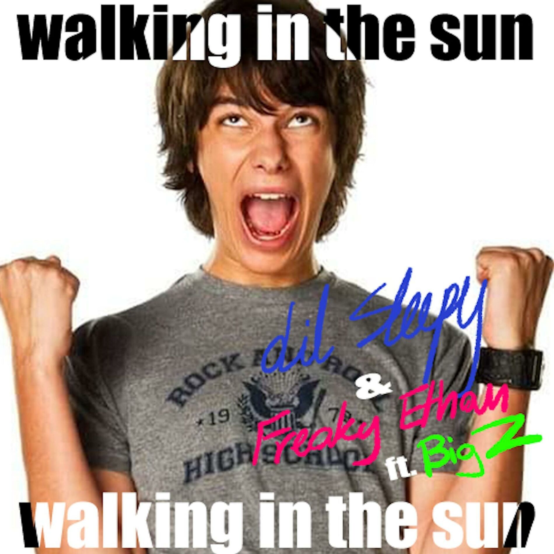 Album cover of Walking in the Sun (feat. Freaky Ethan & Big Z)