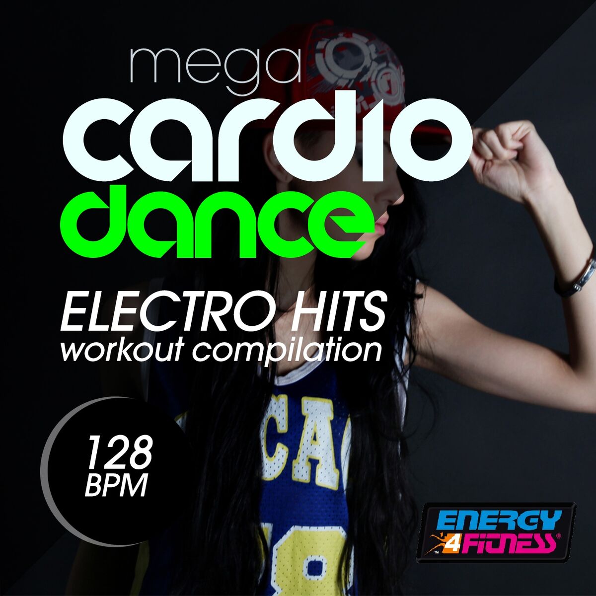 Album cover of Mega Cardio Dance 128 BPM Electro Hits Workout Compilation